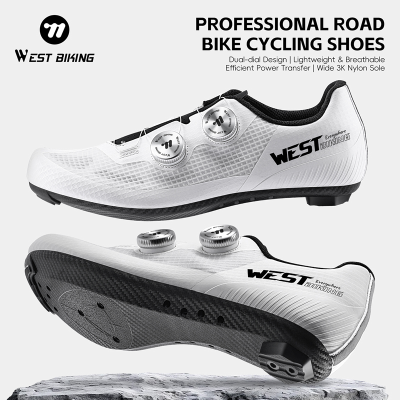 Cycling Shoe Insoles - WEST BIKING Men's Carbon Sole Road