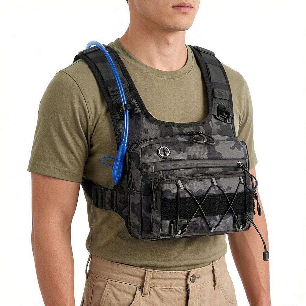 Cycling Gear Travel Bag - Running Chest Pack Hydration Vest For