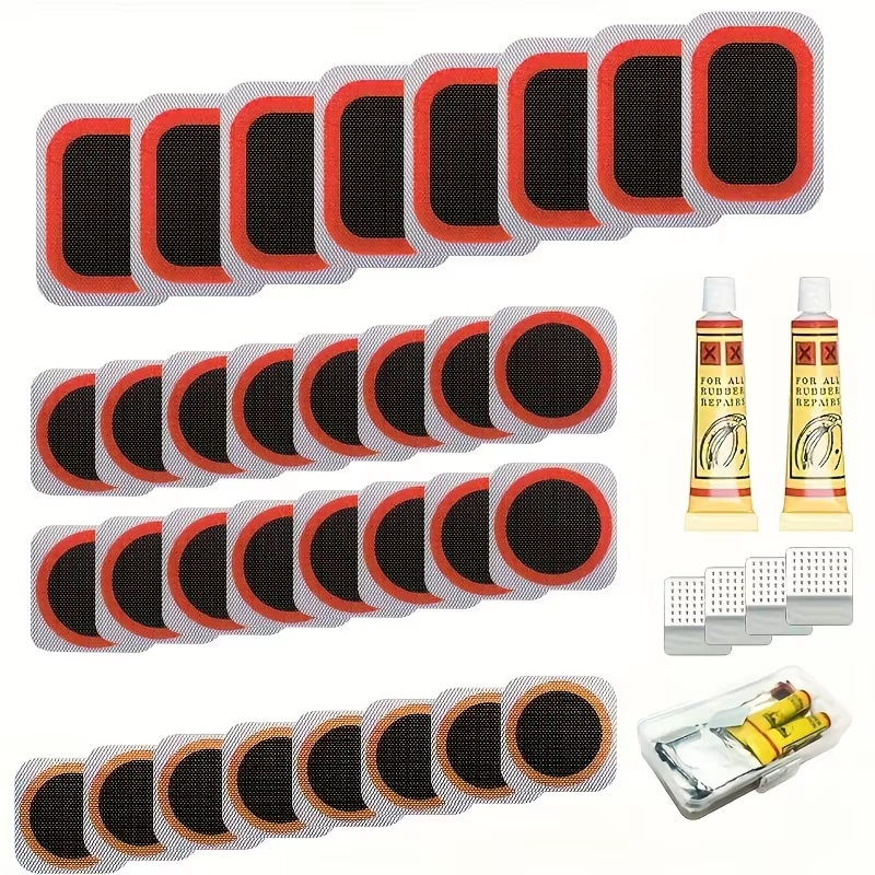 Bicycle Repair Kit - 39pcs Bike Tire Repair Kit -