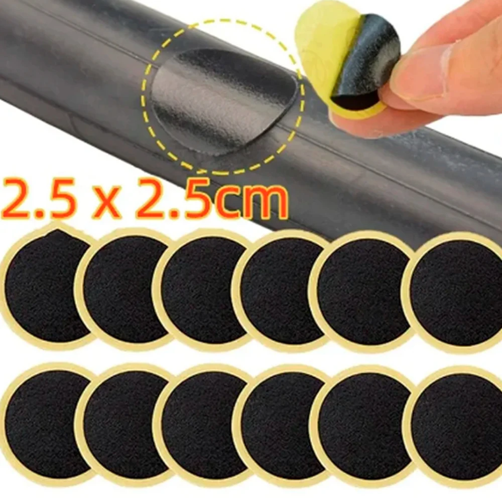 Bicycle Repair Kit - Self-Stick Bicycle Tire Patches Glueless Emergency