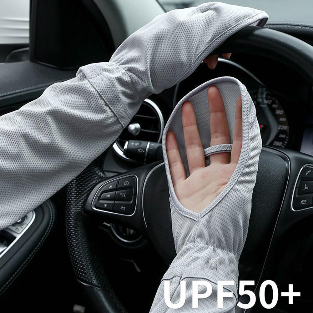 Cycling Gloves - Solid Color Large Ice Silk Gloves