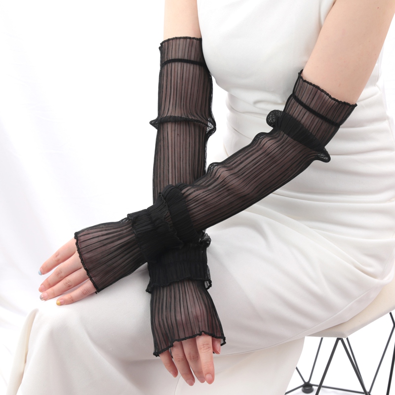 Cycling Gloves - 1 Pair Ice Silk Long Sleeves