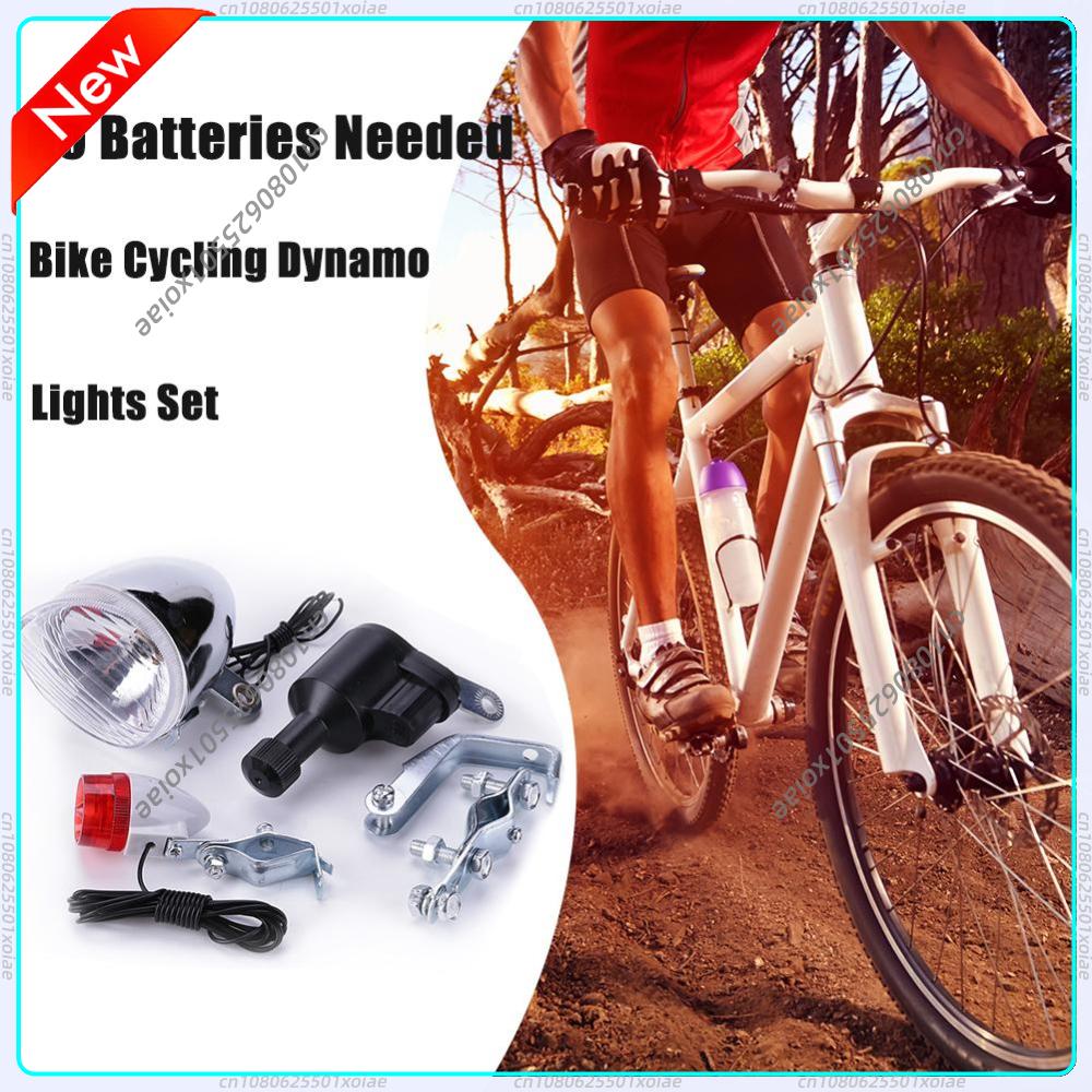 Bike Dynamo Light - Bike Cycling Dynamo Lights Set Safety
