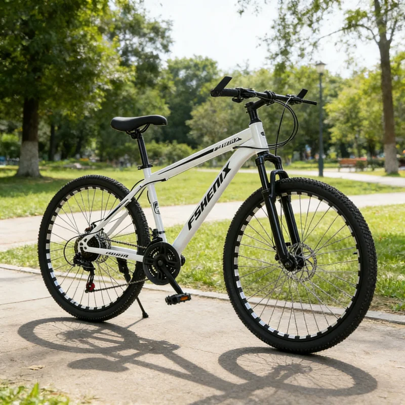 Cycling Gear For Commuting - Snow White Spoke Wheel Mountain Bike