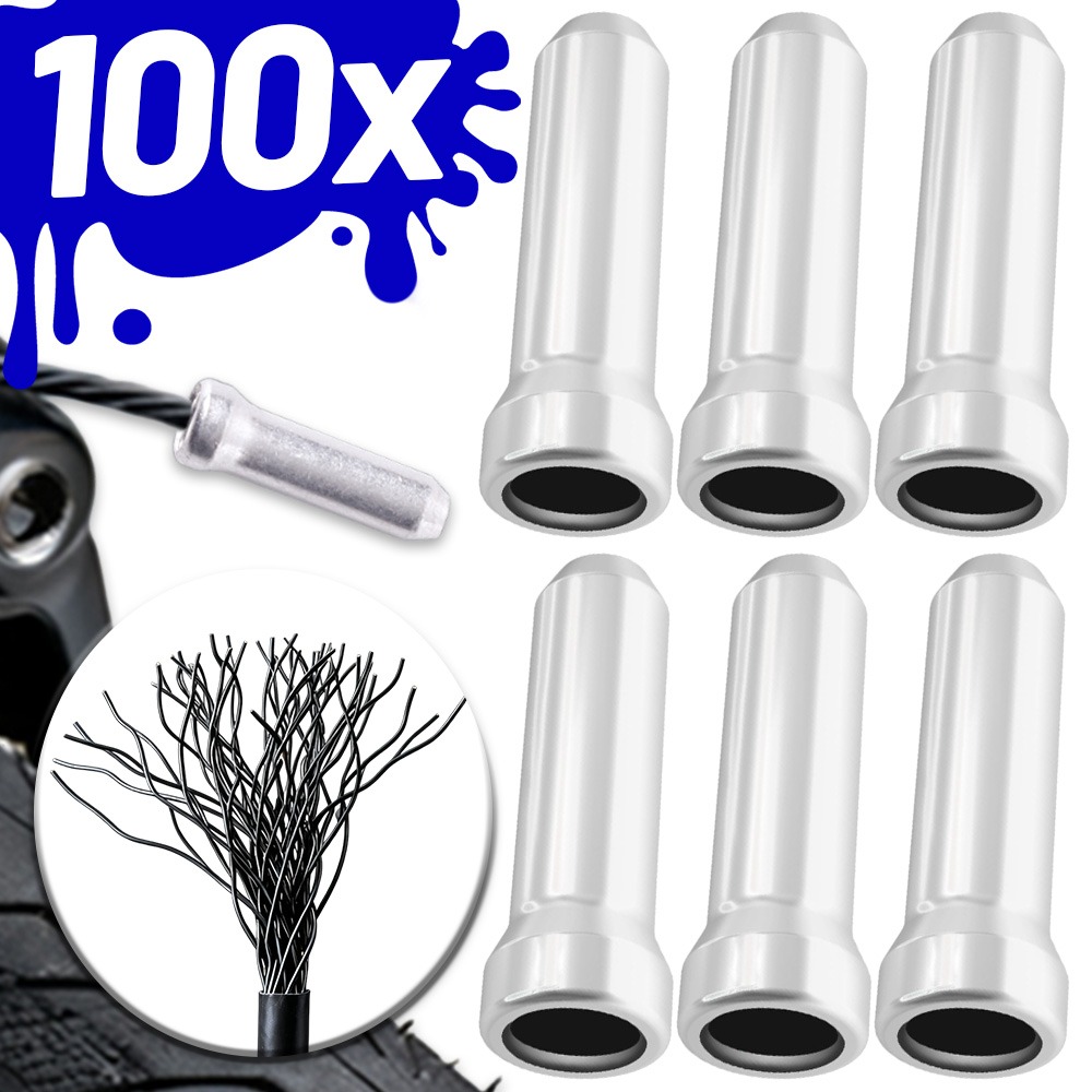 Cycling Gear Tips - Bike Cable End Caps Aluminum Alloy