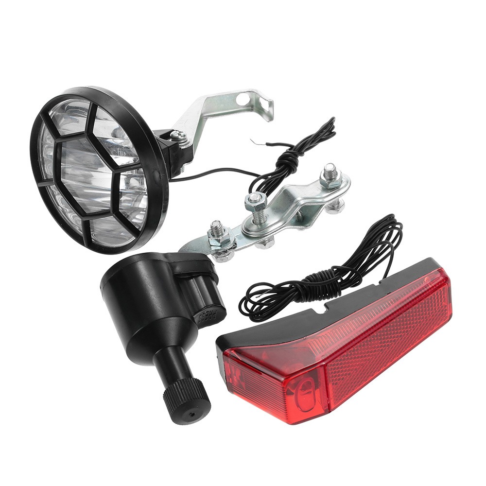 Dynamo Bicycle Lights Set Fron - Bike Dynamo Light ulasan dan harga