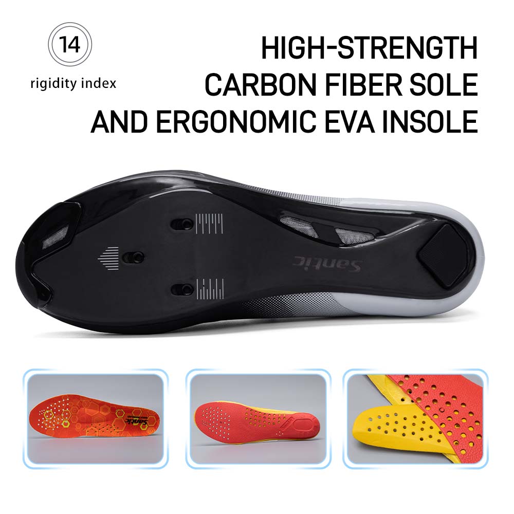Santic Men Cycling Shoes Hardn - Cycling Shoe Insoles ulasan dan harga