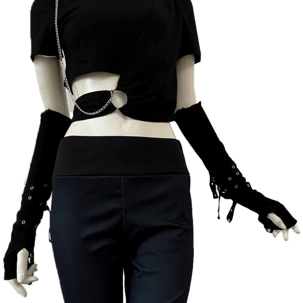 Gothic Style Half-fingered Got - Cycling Gloves ulasan dan harga