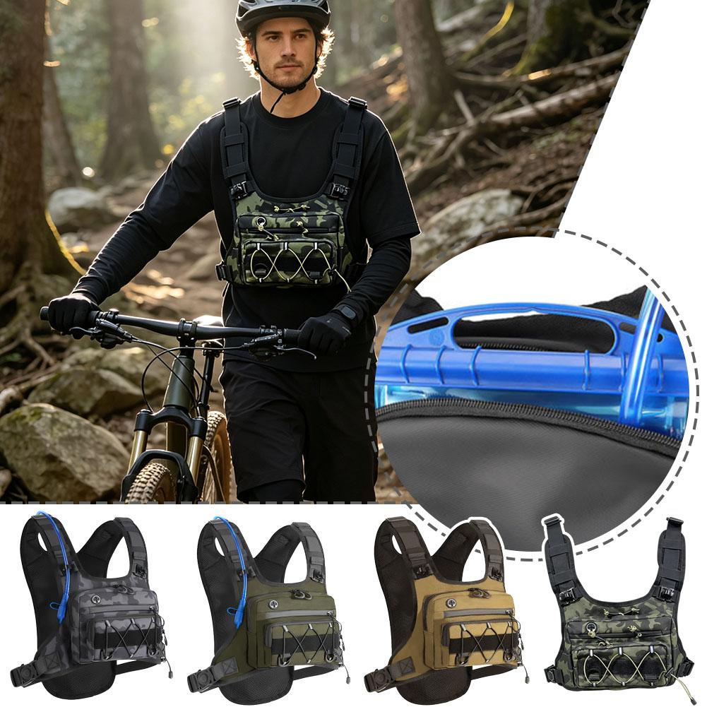 Running Chest Pack Hydration V - Cycling Gear Travel Bag ulasan dan harga