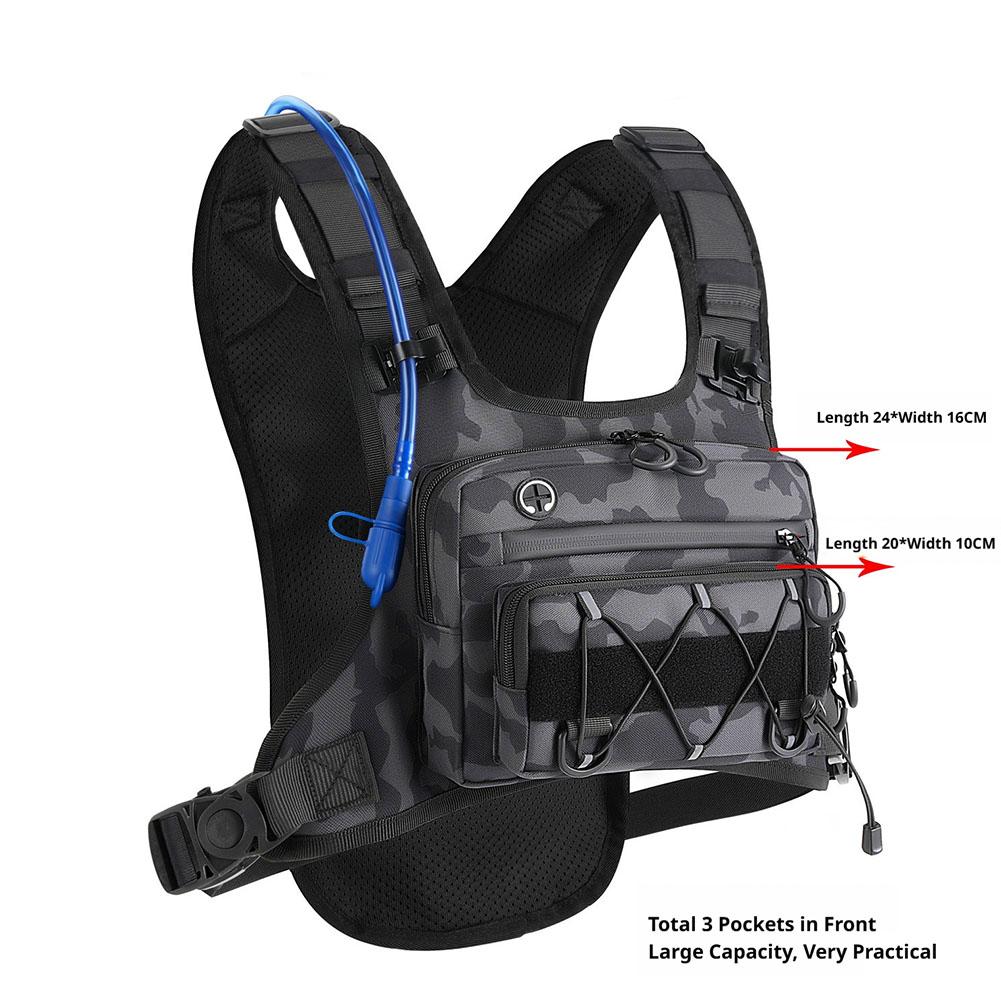 Running Chest Pack Hydration V - Cycling Gear Travel Bag ulasan dan harga