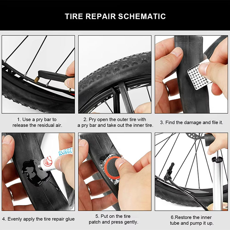 39pcs Bike Tire Repair Kit - B - Bicycle Repair Kit ulasan dan harga