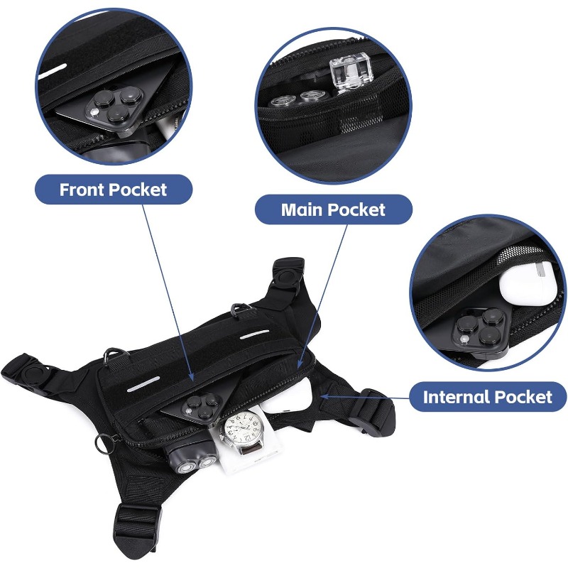 Vest Bag Multifunctional Tacti - Cycling Gear Travel Bag ulasan dan harga
