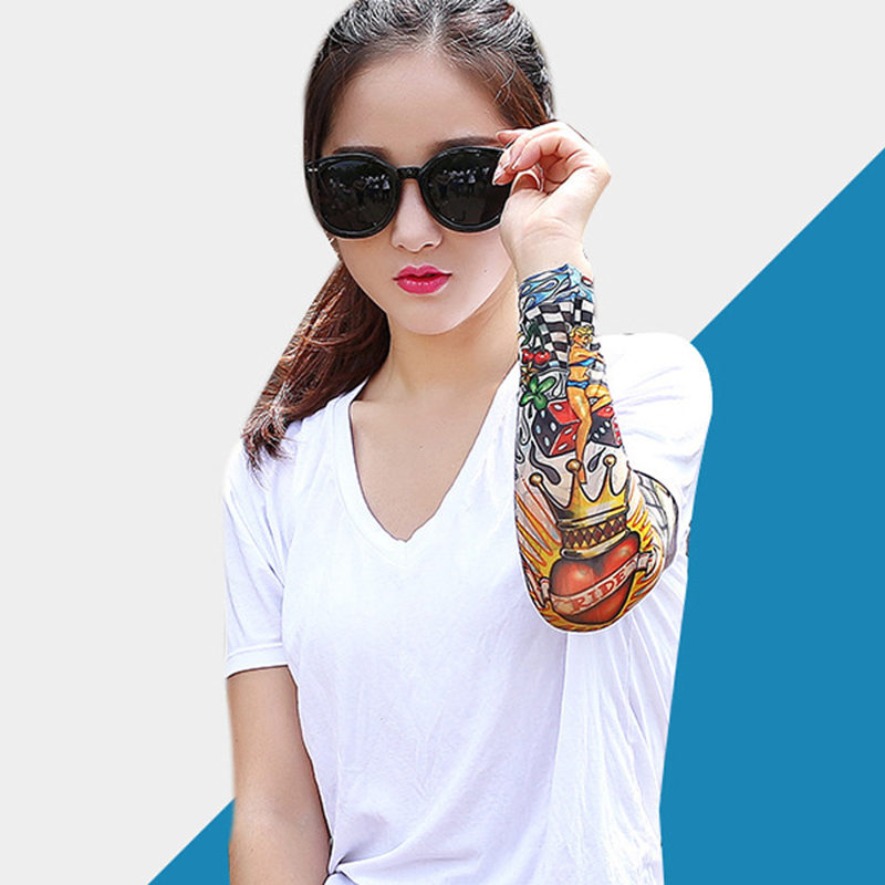 1 Pc Summer Tattoo Sleeve UV S - Cycling Gloves ulasan dan harga