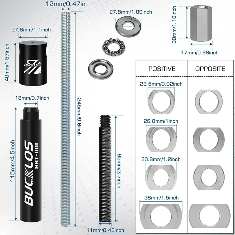 BUCKLOS Bicycle Bottom Bracket - Bicycle Repair Kit ulasan dan harga