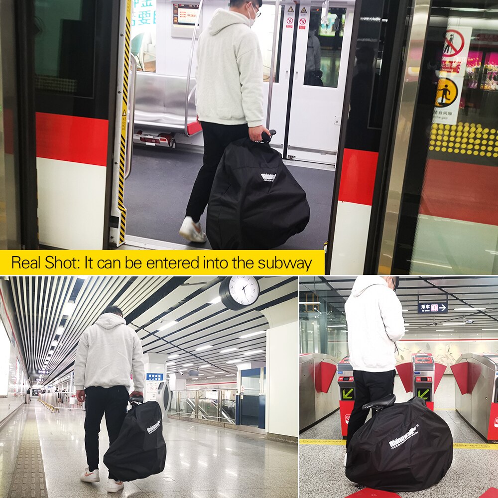 Rhinowalk Folding Bike Storage - Cycling Gear Travel Bag ulasan dan harga