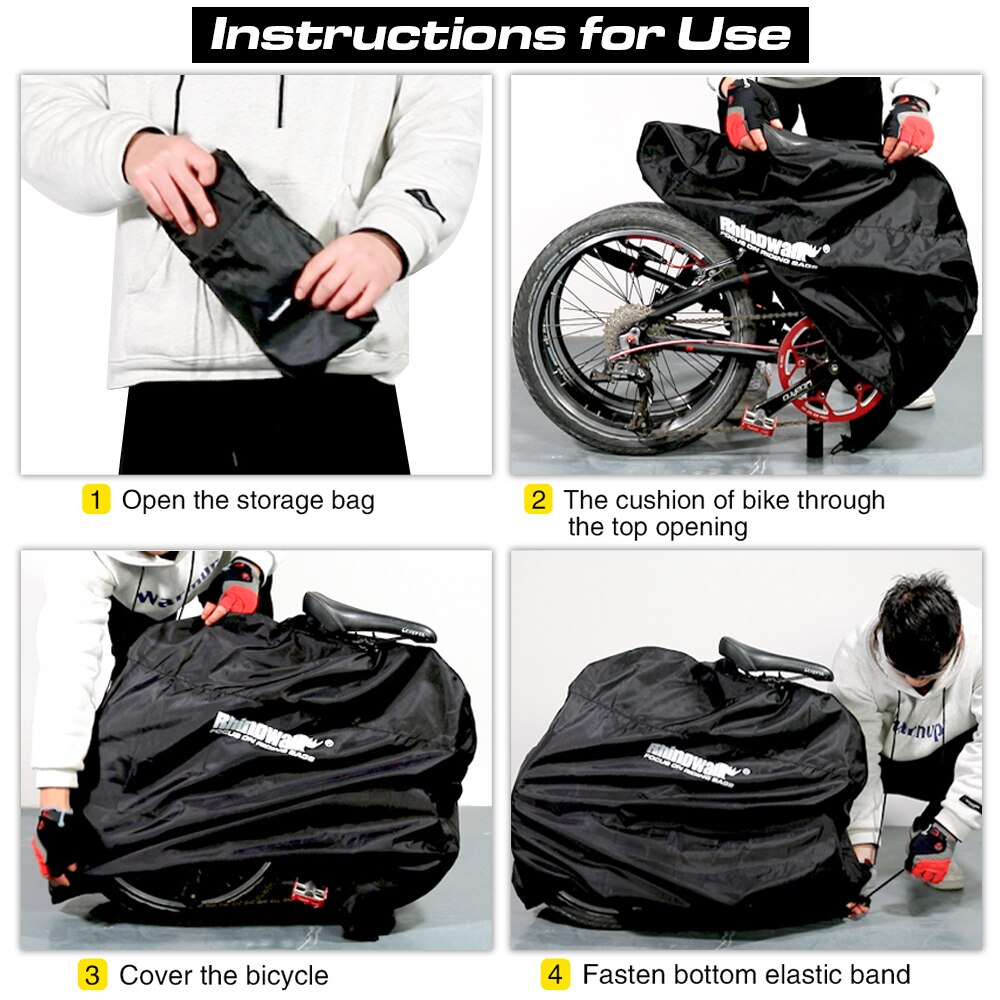Rhinowalk Folding Bike Storage - Cycling Gear Travel Bag ulasan dan harga