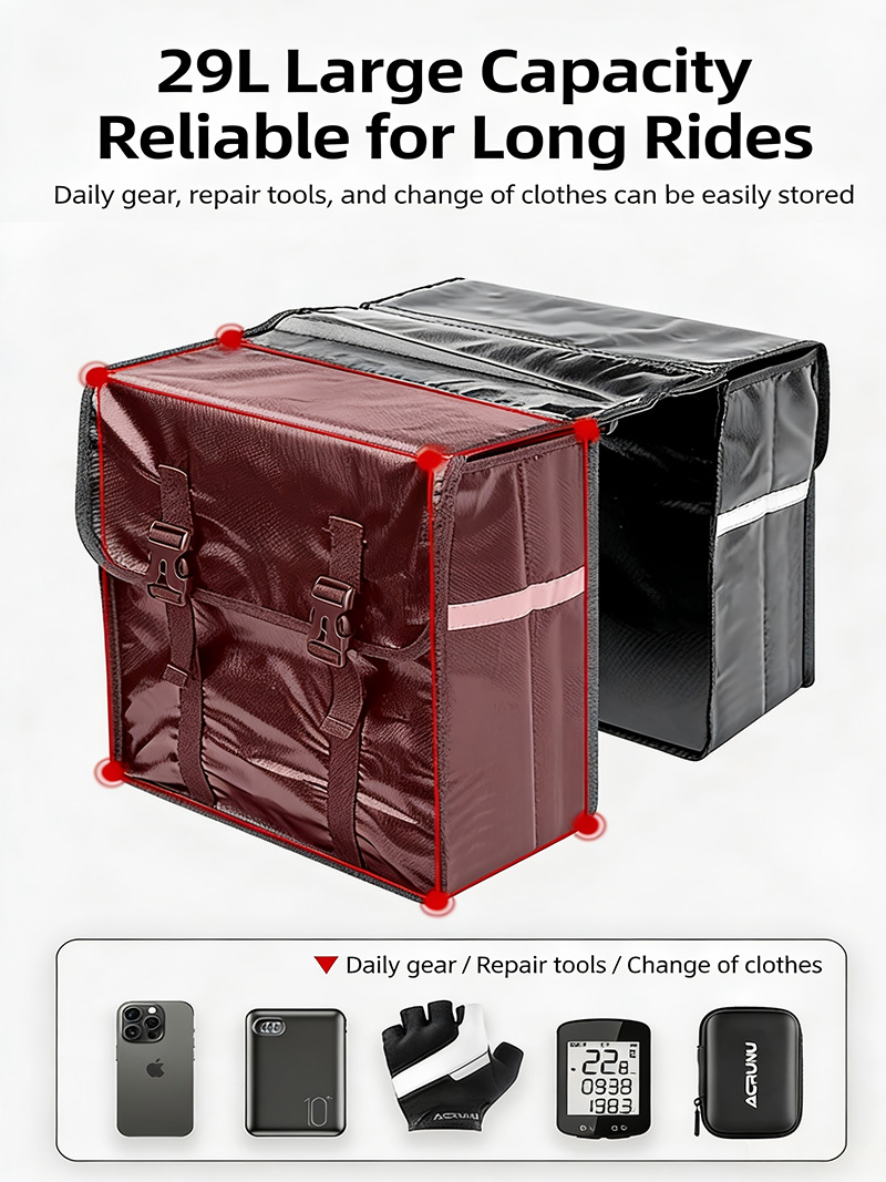 Large Capacity Waterproof Doub - Cycling Gear Duffle ulasan dan harga