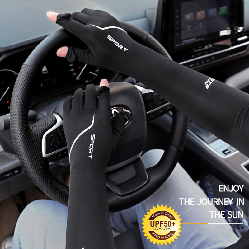 Sun Protection Long Arm Sleeve - Cycling Gloves ulasan dan harga