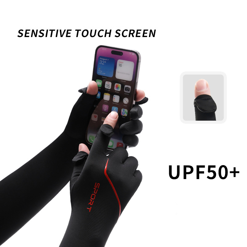Sun Protection Long Arm Sleeve - Cycling Gloves ulasan dan harga