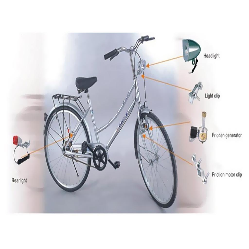 Motorized Bike Friction Genera - Bike Dynamo Light ulasan dan harga