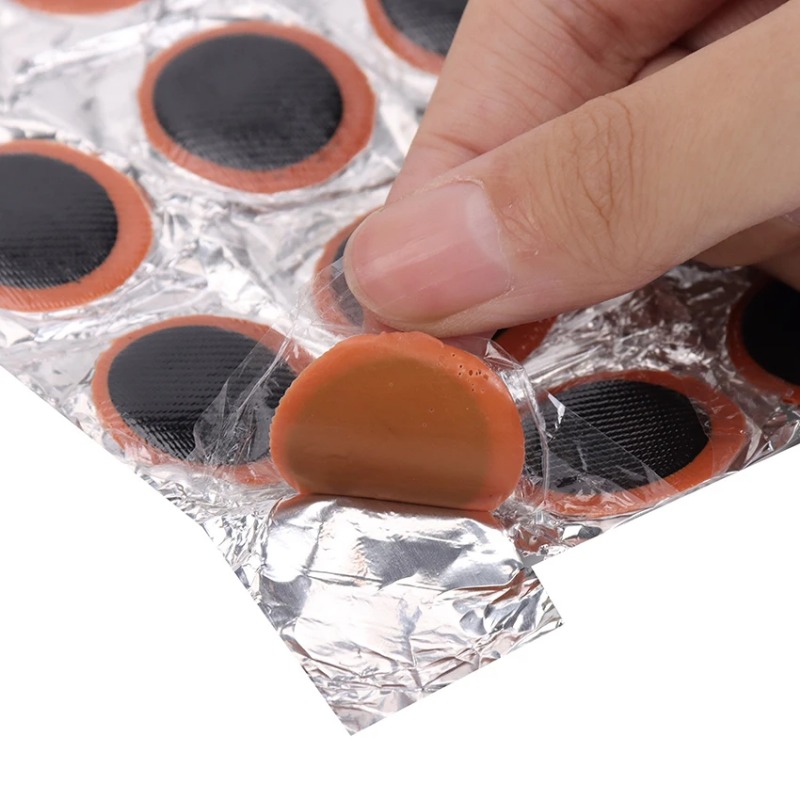 48pcs Rubber Puncture Patches  - Bicycle Repair Kit ulasan dan harga
