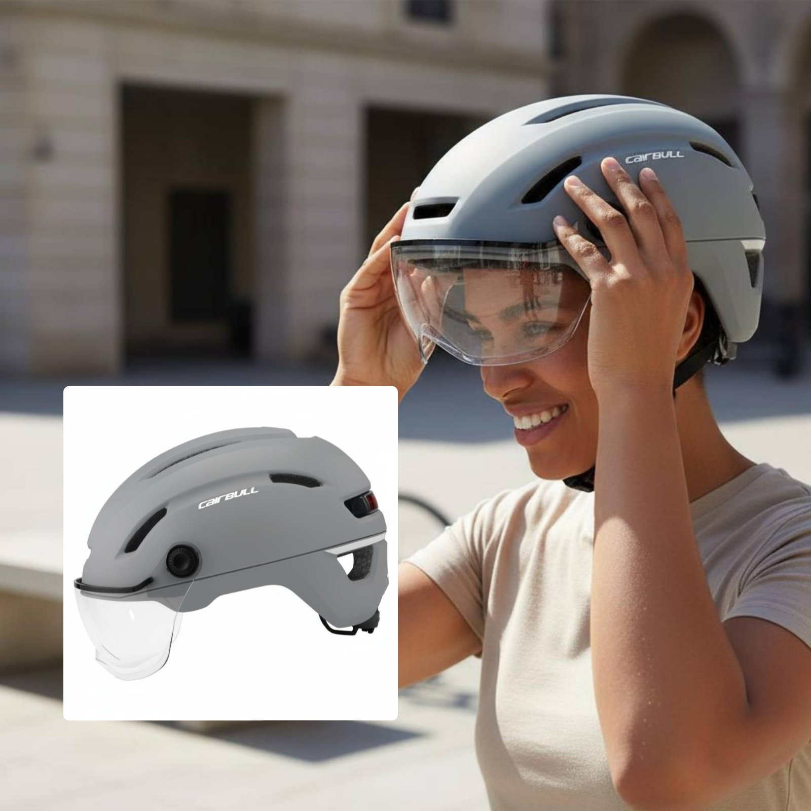 Electric Bicycle Commuter Helm - Cycling Gear For Commuting ulasan dan harga