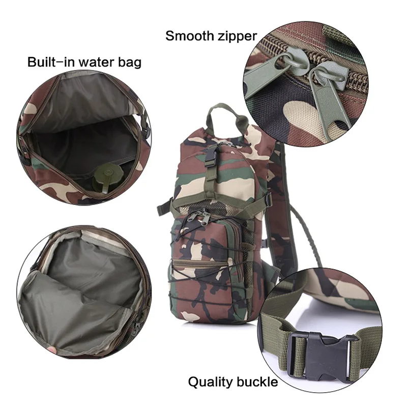 15L Molle Backpack Outdoor Spo - Cycling Gear Travel Bag ulasan dan harga