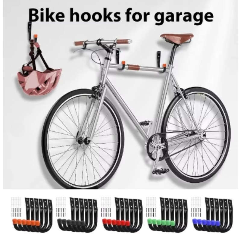 6PCS/Set Bike Wall Mount Hooks - Cycling Gear Wall Storage ulasan dan harga