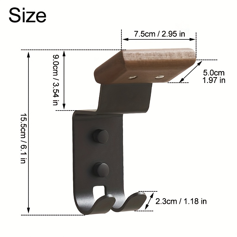 Motorcycle Helmet Holder Solid - Cycling Gear Wall Storage ulasan dan harga