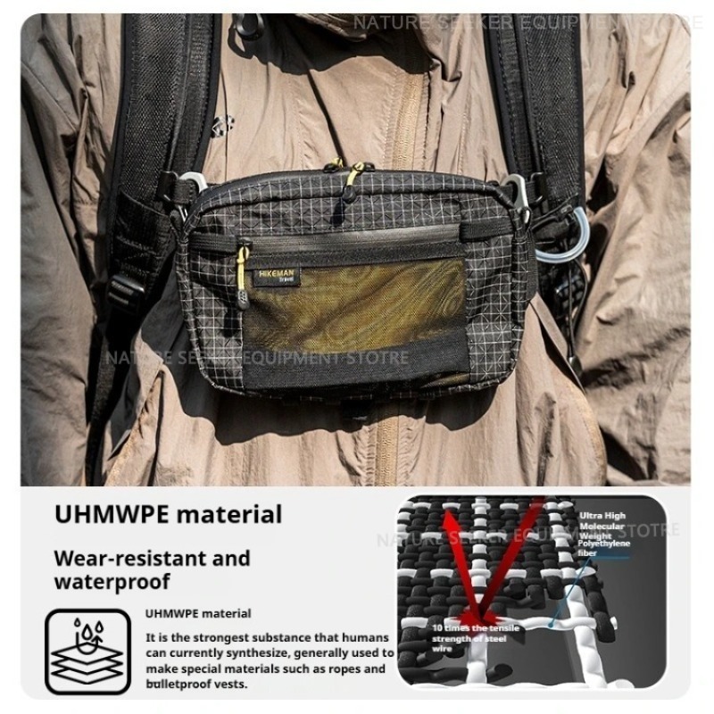 HIKEMAN Tactical Chest Bag UHM - Cycling Gear Duffle ulasan dan harga