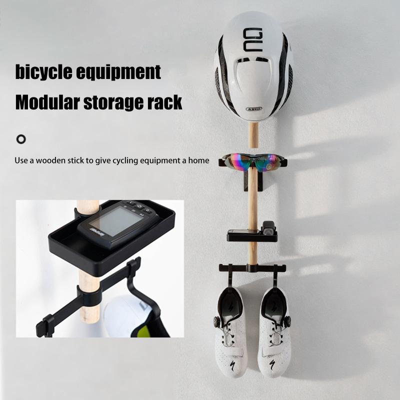 Bicycle Desktop Organizer Disp - Cycling Gear Wall Storage ulasan dan harga