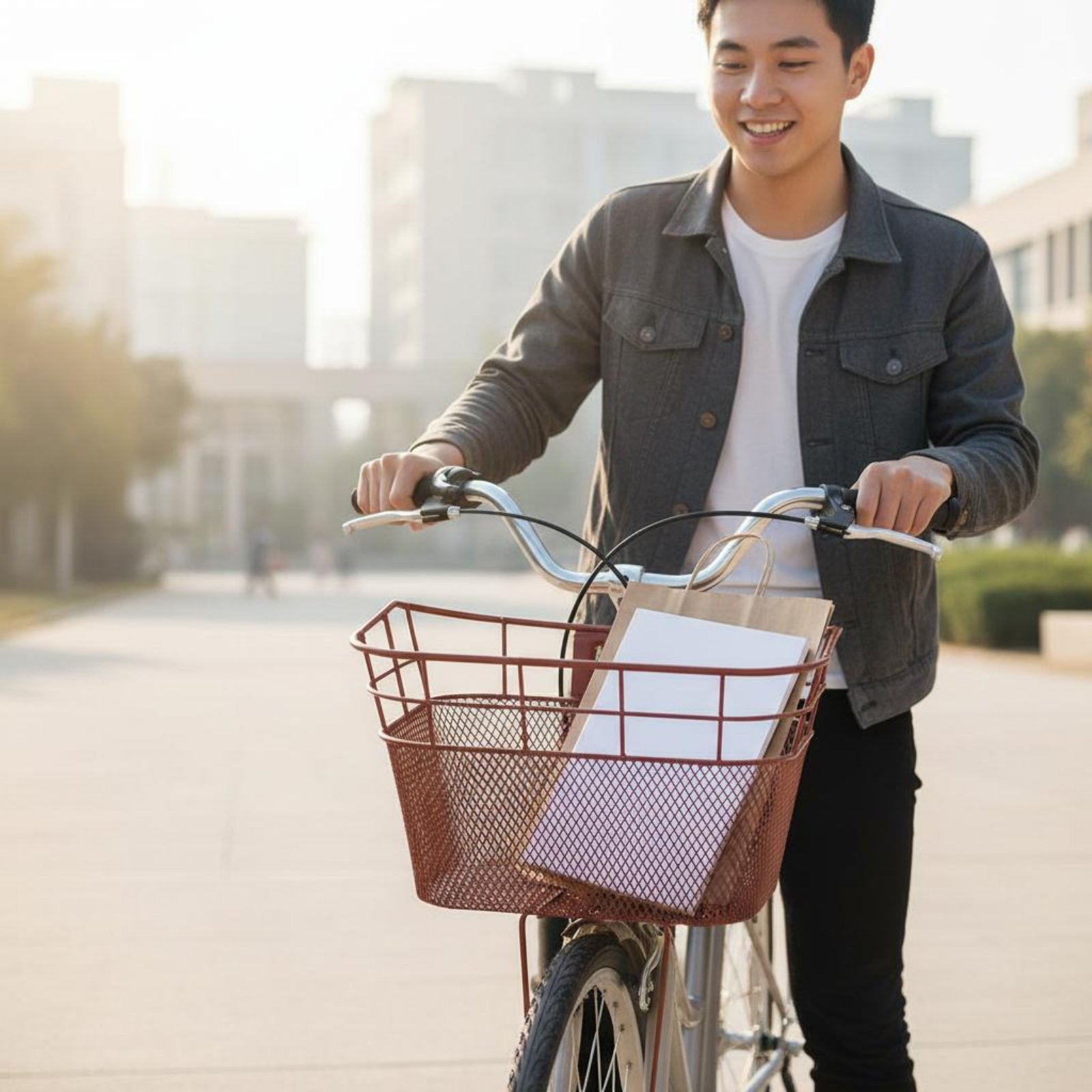 Front Metal Cycle Basket Large - Cycling Gear Shop ulasan dan harga