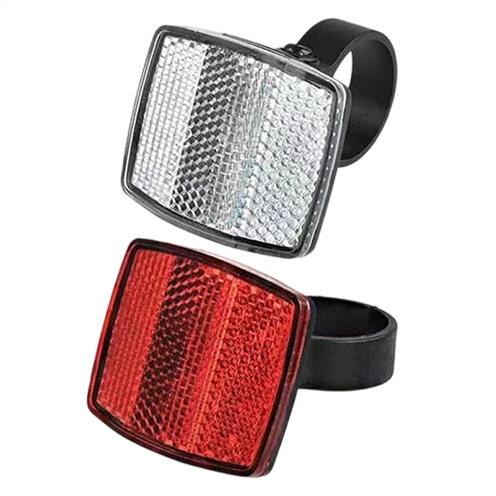 2 Pcs Bike Front Rear Reflecto - Cycling Gear For Commuting ulasan dan harga