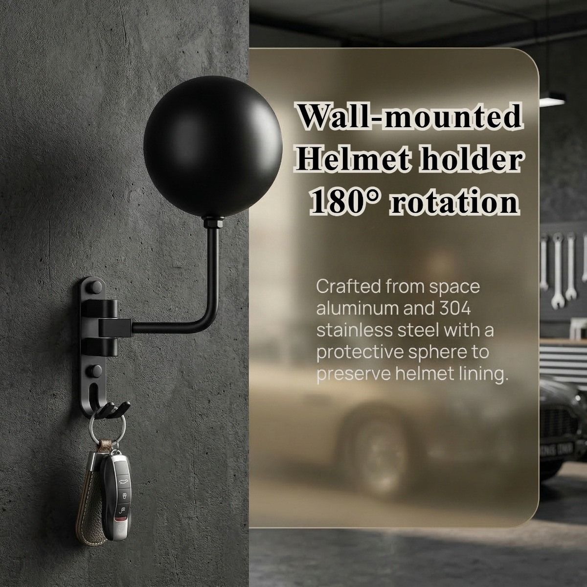 180° Swivel Wall Mount Bike He - Cycling Gear Wall Storage ulasan dan harga