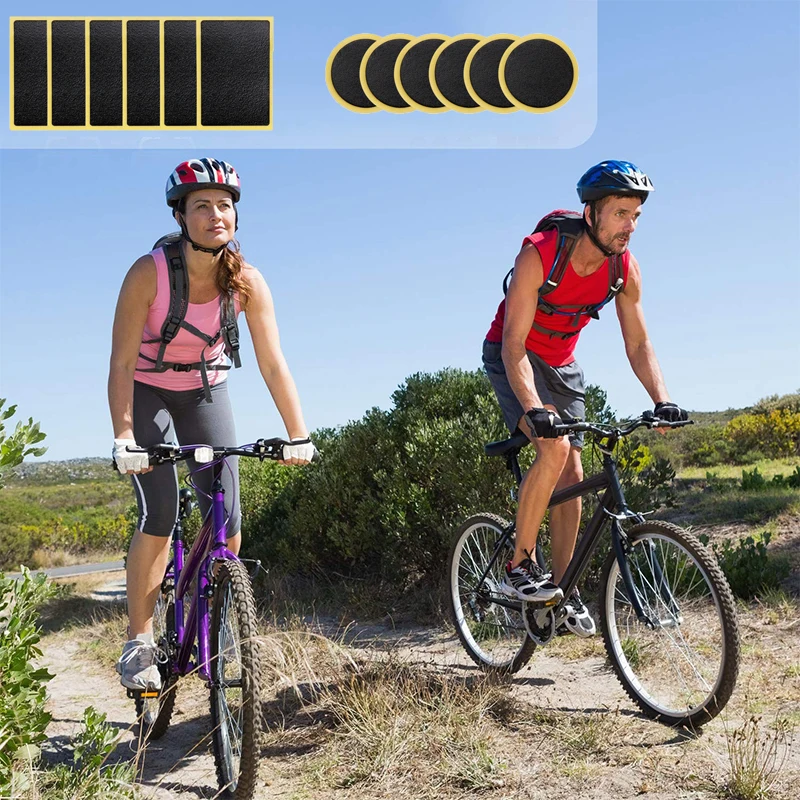 12Pcs Rubber Puncture Patches  - Bicycle Repair Kit ulasan dan harga