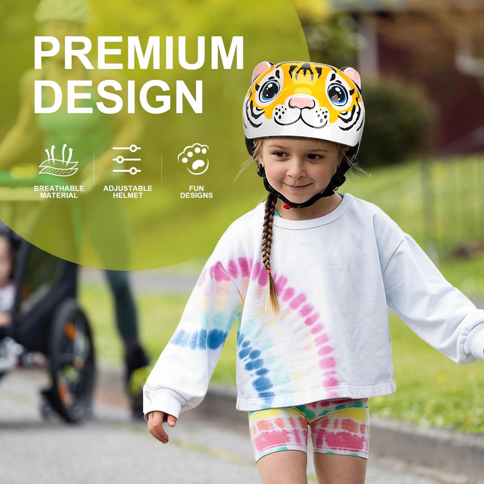 Kids Helmet Tiger Pattern Adju - Cycling Gear For Commuting ulasan dan harga