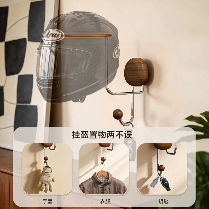 Wall Mount Helmet Storage Rack - Cycling Gear Wall Storage ulasan dan harga