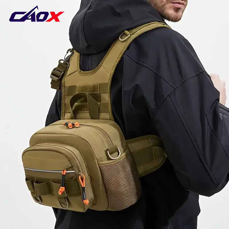 Fishing Lure Front Chest Vest  - Cycling Gear Duffle ulasan dan harga