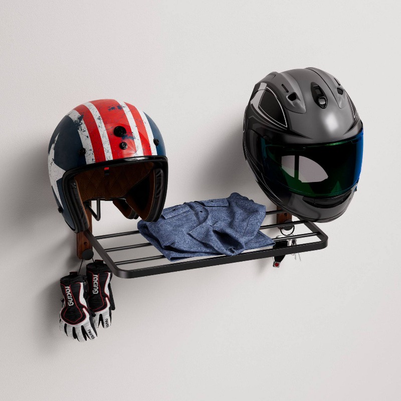 Multifunctional Wall Mount Hel - Cycling Gear Wall Storage ulasan dan harga