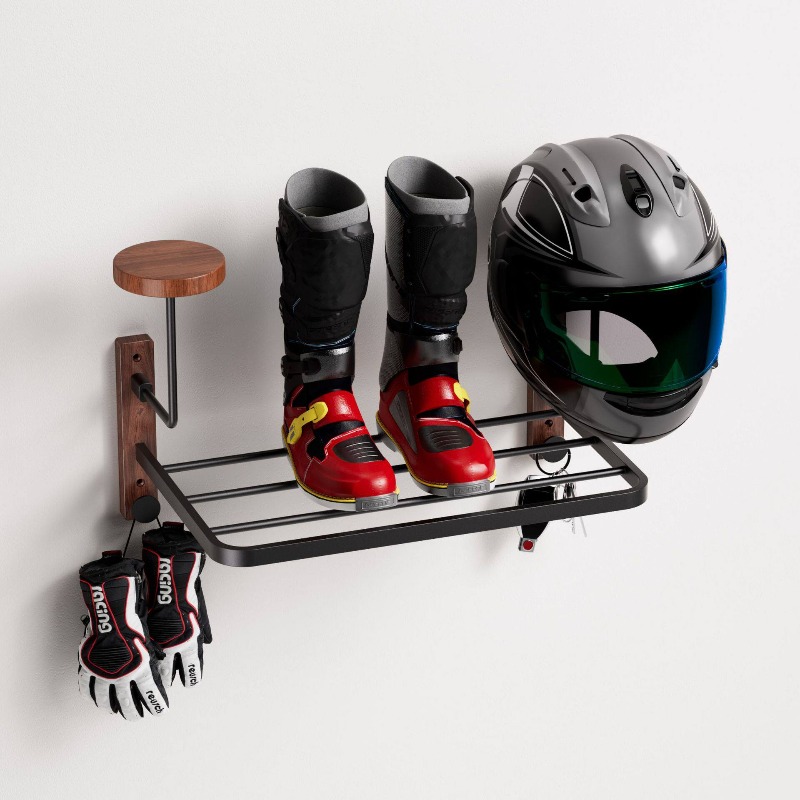 Multifunctional Wall Mount Hel - Cycling Gear Wall Storage ulasan dan harga