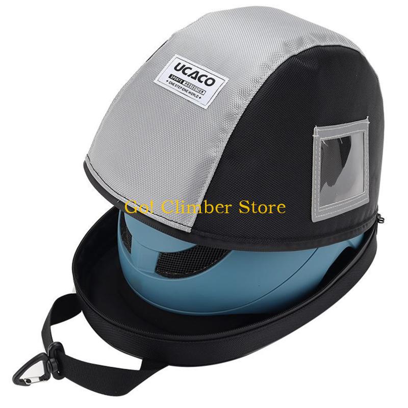 Q84C Padded Helmet Carrying Ba - Cycling Gear Travel Bag ulasan dan harga